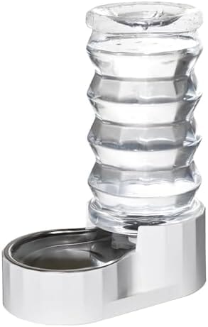8L Pet Waterer Gravity Stainless Steel Water Dispenser