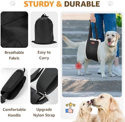 Adjustable Dog Lift Harness Dog Sling for Large Dogs