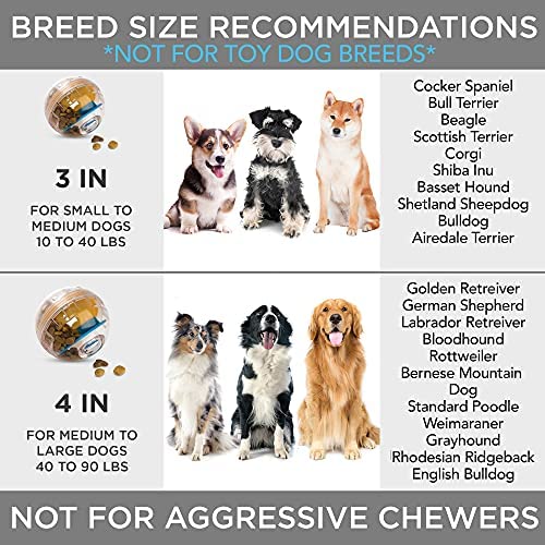 Adjustable Dog Treat Dog Ball and Treat Dispensing Dog Toys