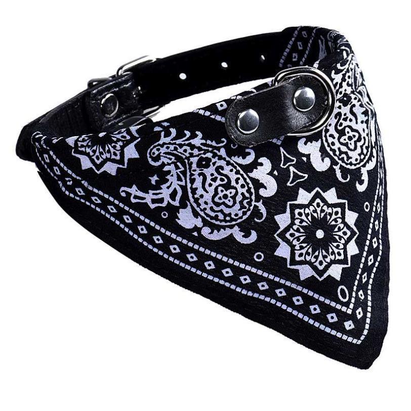 Adjustable Pet Collar Bandana - 5 Colors