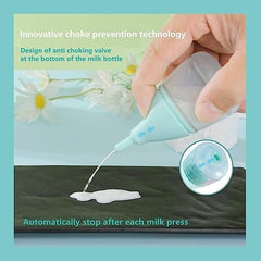 Anti-Choking Puppy Feeder Design with 3pcs Replaceable and Reusable Silicone Nipples