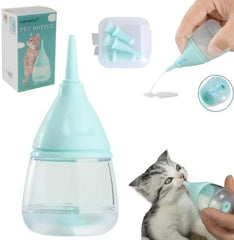 Anti-Choking Puppy Feeder Design with 3pcs Replaceable and Reusable Silicone Nipples