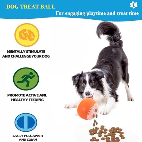Automatic Motion-Activated Rolling Dog Toy for Large Small Dogs