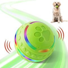 Automatic Rolling Dog Balls with Silicone Cover