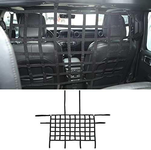 Car Rear Seat Isolation Barrier Net Back Pet Dog Seat Divider
