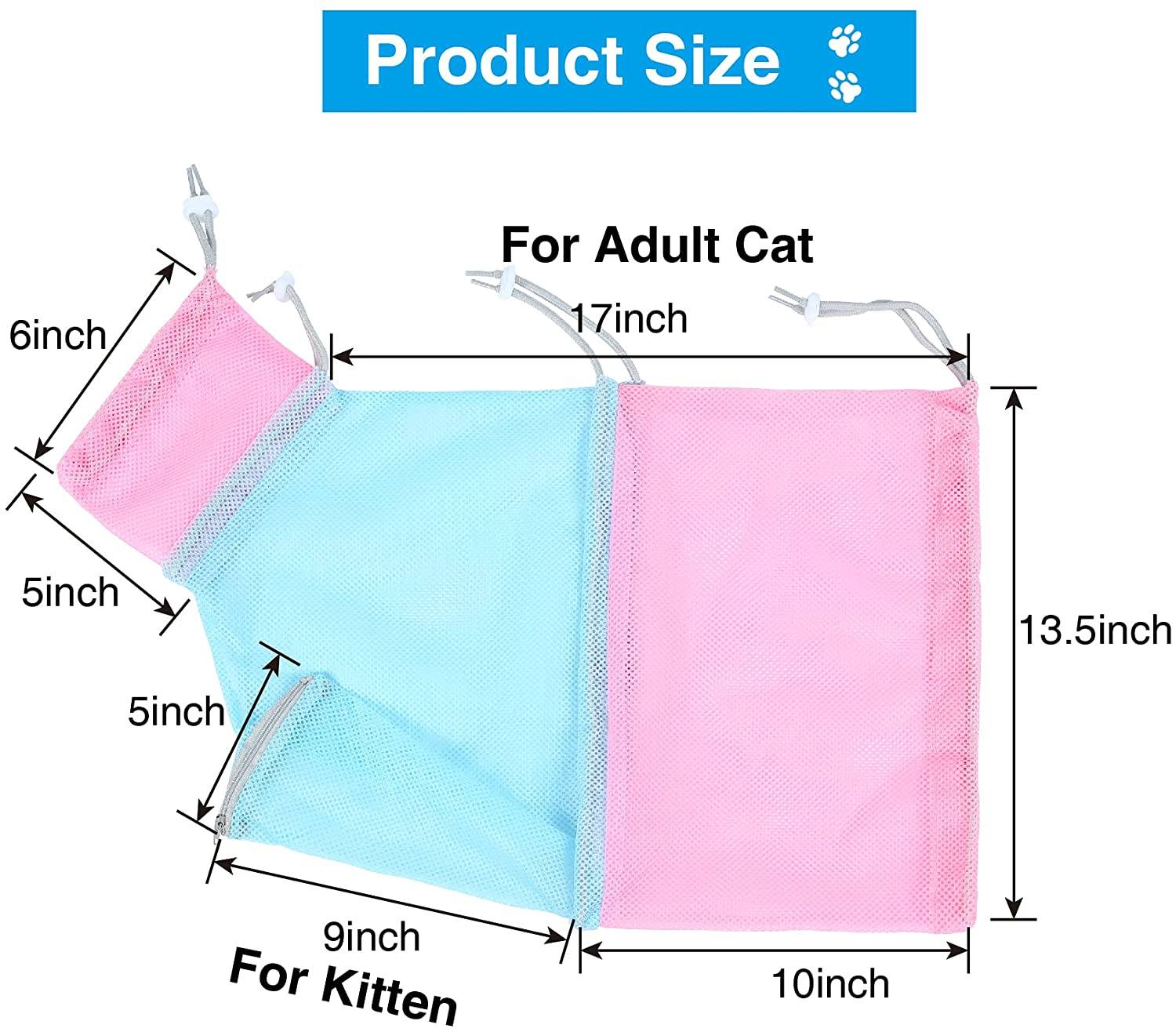 Cat Bag for Nail Trimming, Injection, Medicine Taking