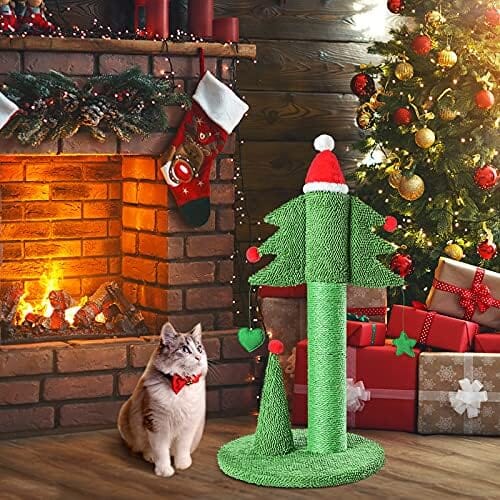 Christmas Cat Trees for Adult Large Cats Scratcher