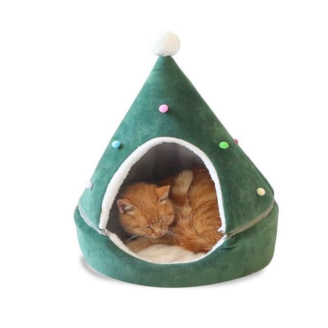 Christmas Tree Shape Pet House