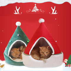 Christmas Tree Shape Pet House