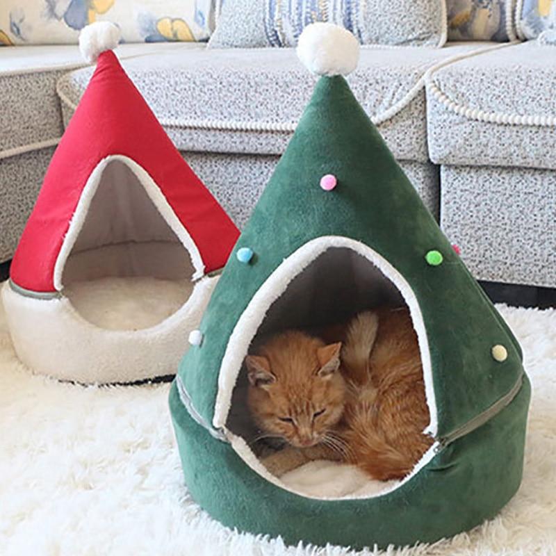 Christmas Tree Shape Pet House