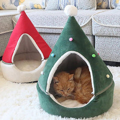 Christmas Tree Shape Pet House