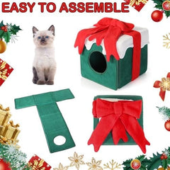 Comfortable Warm Cat Condo Tents in Winter