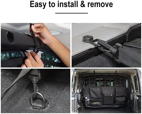 Dog Barrier Trunk Cargo Organizer Storage Accessories