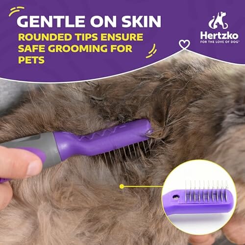 Dog Brush for Tangles and Knots for Long and Short Haired Dogs