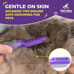 Dog Brush for Tangles and Knots for Long and Short Haired Dogs