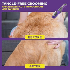 Dog Brush for Tangles and Knots for Long and Short Haired Dogs