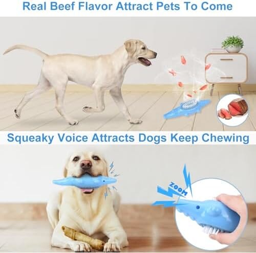 Dog Chew Toys Dog Toothbrush Stick Teeth Cleaning Brush