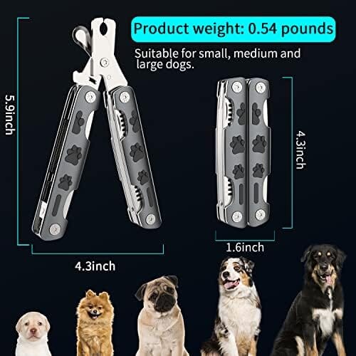 Dog Nail Trimmers with Guard to Avoid Over-Cutting Nails