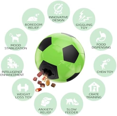 Dog Treat Ball with Fun Giggling Sound