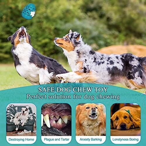 Dragon Egg Dog Chew Toys for Aggressive Chewers