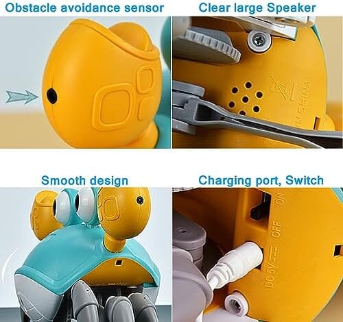 Escaping Crab Dog Toy with Obstacle Avoidance Sensor