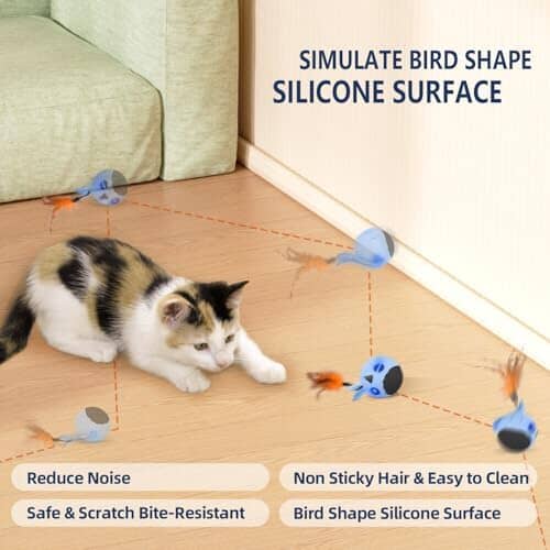 Fast Rolling Motion Activated Chirping Stimulating Light