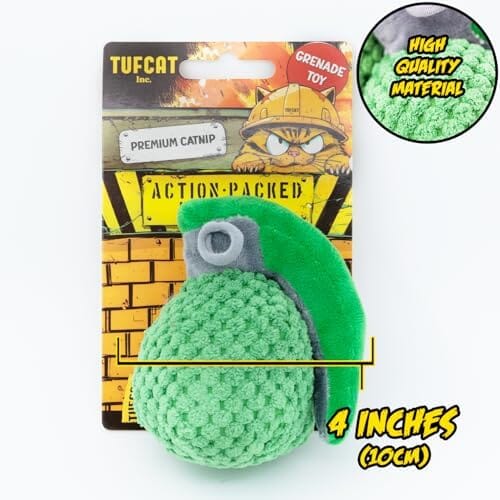 Grenade Action Packed Cat Toys Premium Catnip