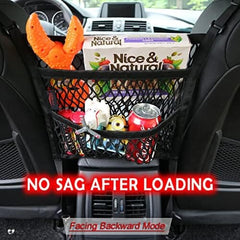 Handbag Holder of 3 Layers Mesh Net Pocket Bag