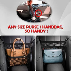 Handbag Holder of 3 Layers Mesh Net Pocket Bag
