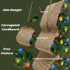 Holiday Themed Scratcher Pad with Catnip