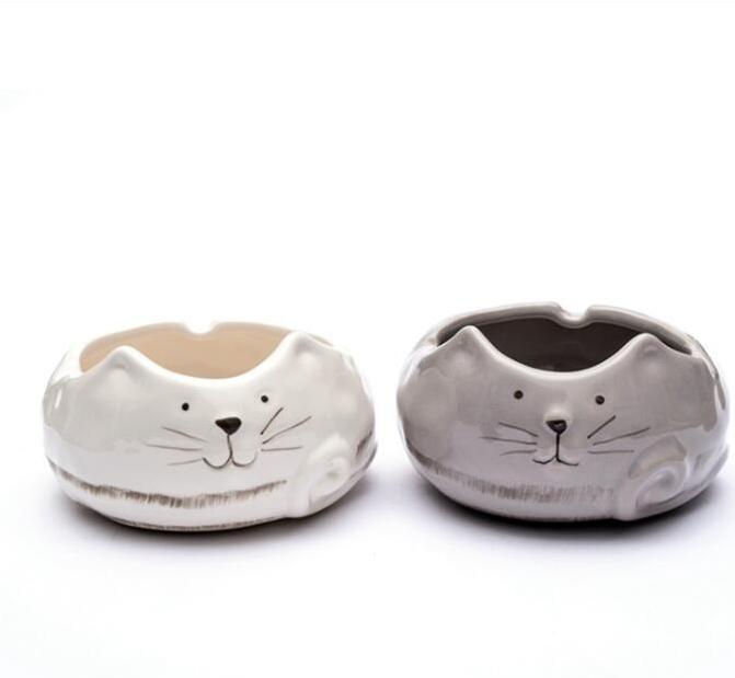 Home Ashtray Cat Design