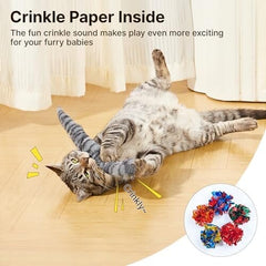 Interactive Indoor Kitten Kicker for Kitty Exercise 9.8 Inches