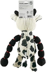 Outward Hound Thunda Tugga Cow Plush & Squeaky Dog Tug Toy