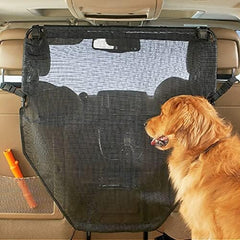 Padded Steel Frame with Heavy Duty Coated Dog Net Barrier for Car, Truck or SUV
