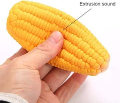 Pet Dog Puppy Latex Corn Shape Chew Toy