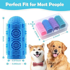 Pet Toothbrush 4 Pack Dog Toothbrush Kit