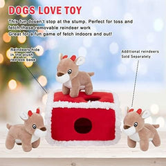 Plush Christmas Dog Toy Pets - Reindeer