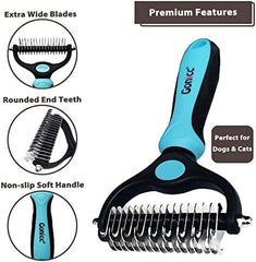 Professional Dog and Cat Brush for Shedding Ideal Deshedding Tool
