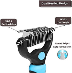 Professional Dog and Cat Brush for Shedding Ideal Deshedding Tool