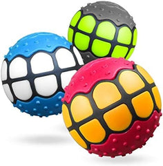 Rubber Funny Ball Gifts for Large Medium Dogs (Variety Pack)