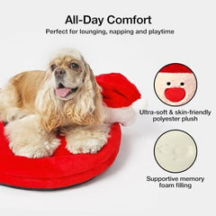 Santa Orthopedic Dog Bed Washable Bolster Dog Sofa Beds