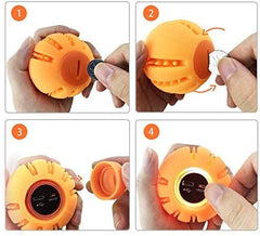 Silicon Glowing Dog Toy Ball at Night with USB Rechargeable