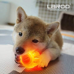 Silicon Glowing Dog Toy Ball at Night with USB Rechargeable