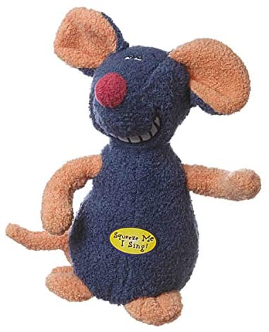 Singing Mouse Plush Dog Toy