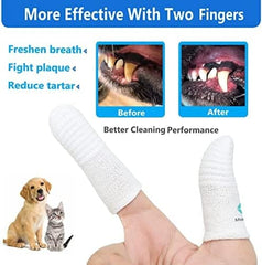 Soft High Grade Finger Toothbrush Pet Toothbrush for Small to Large Dogs Cats