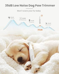 Ultra-Low Noise Dog Clippers for Grooming