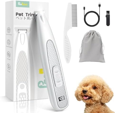 Ultra-Low Noise Dog Clippers for Grooming
