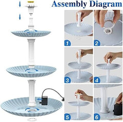 Upgraded DIY Solar Fountain Detachable for Bird Bath