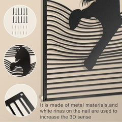 Wall Decor Cat Decor Metal Wall Decoration Wall Art Living Room Silhouette