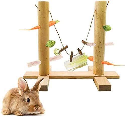 Wooden Rabbit Hay Feeding Rack